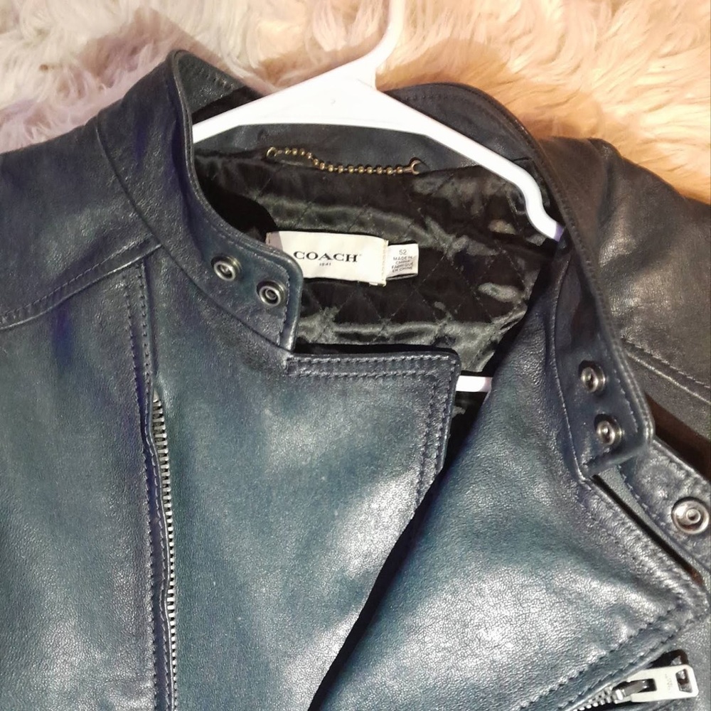 Coach leather jacket (Men’s)